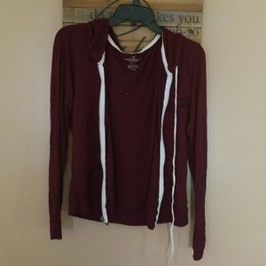 Burgundy AE jacket